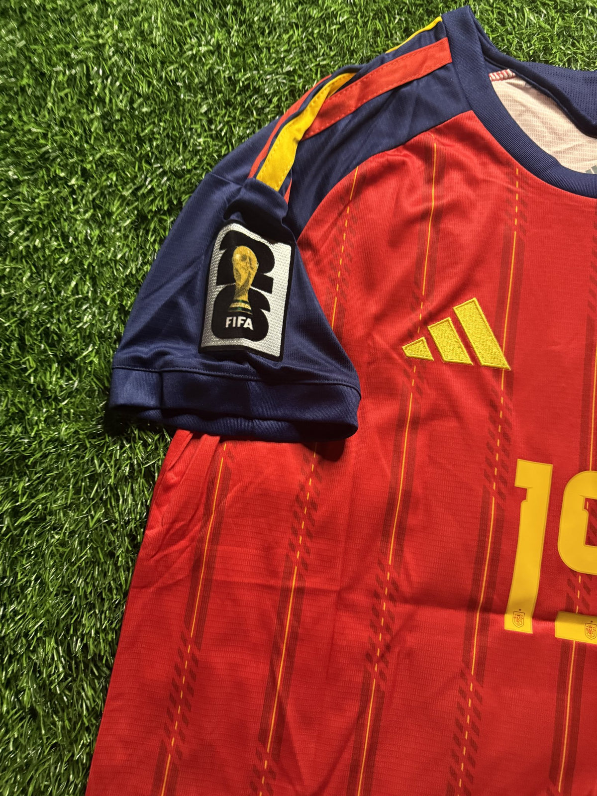 Spain 2026 World Cup Home Jersey with Patch – Lamine Yamal