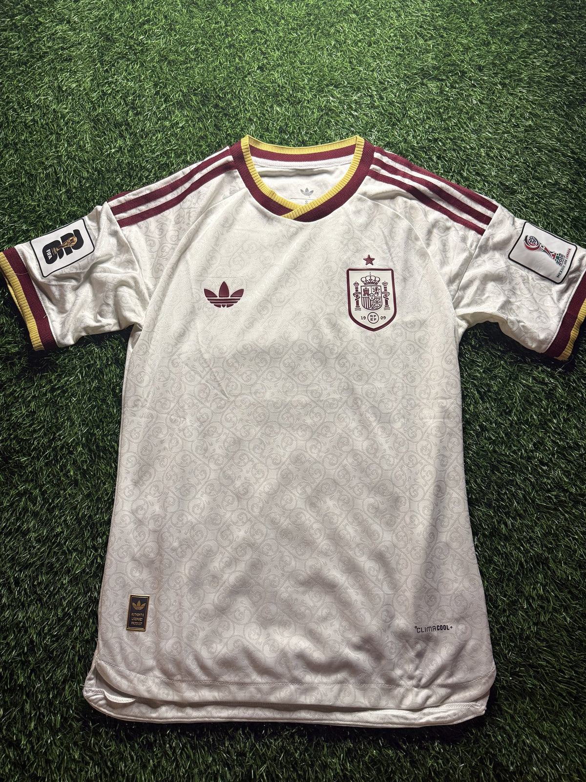 Spain 2026 World Cup Away Jersey with Patch