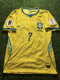 Brazil 2026 World Cup Home Jersey – Vinícius Jr. – Player Version