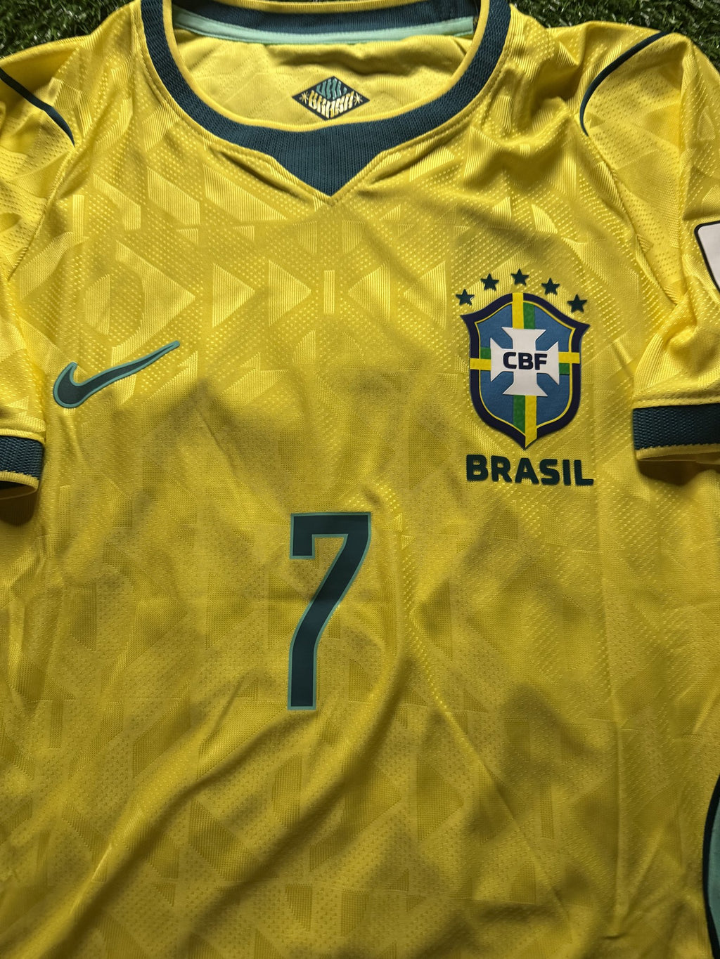Brazil 2026 World Cup Home Jersey – Vinícius Jr. – Player Version