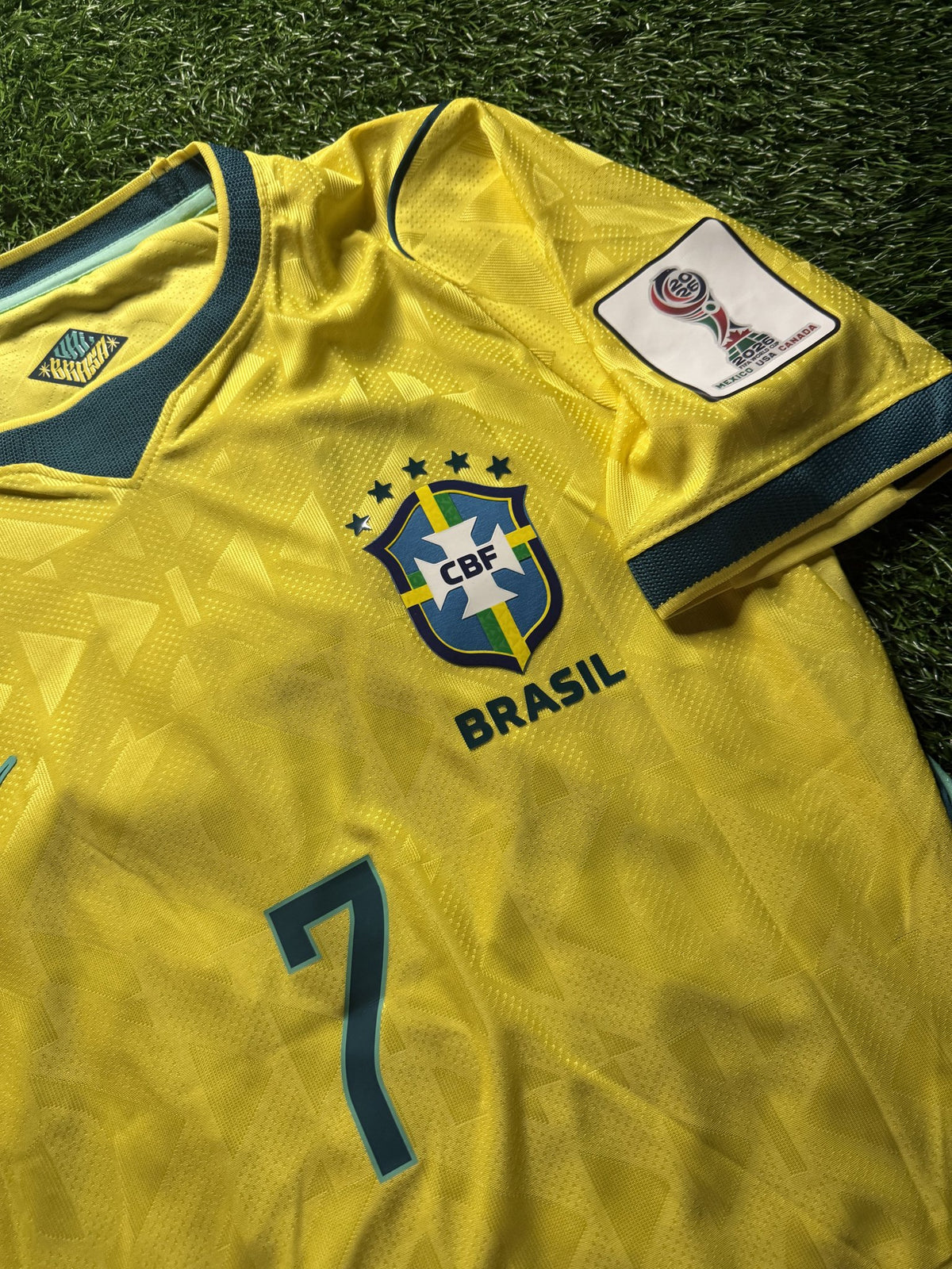 Brazil 2026 World Cup Home Jersey – Vinícius Jr. – Player Version