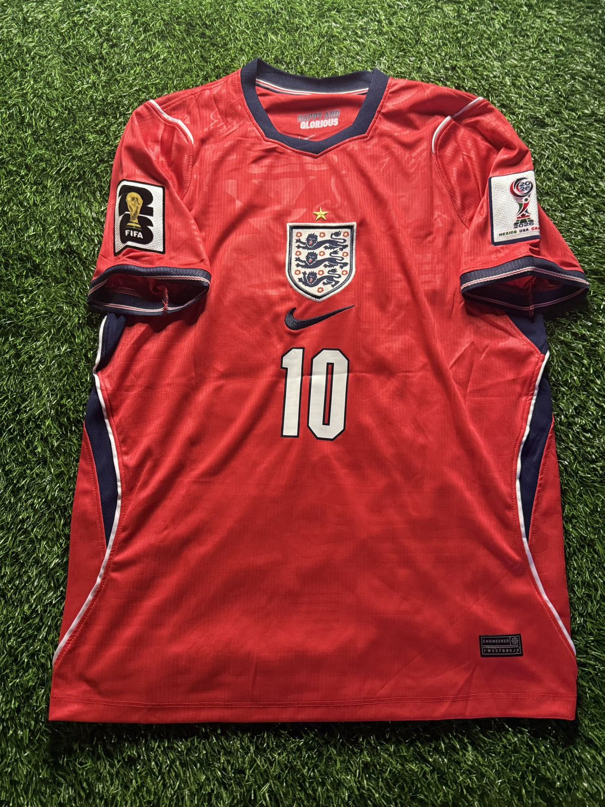 England 2026 World Cup Away Jersey with Patch – Bellingham