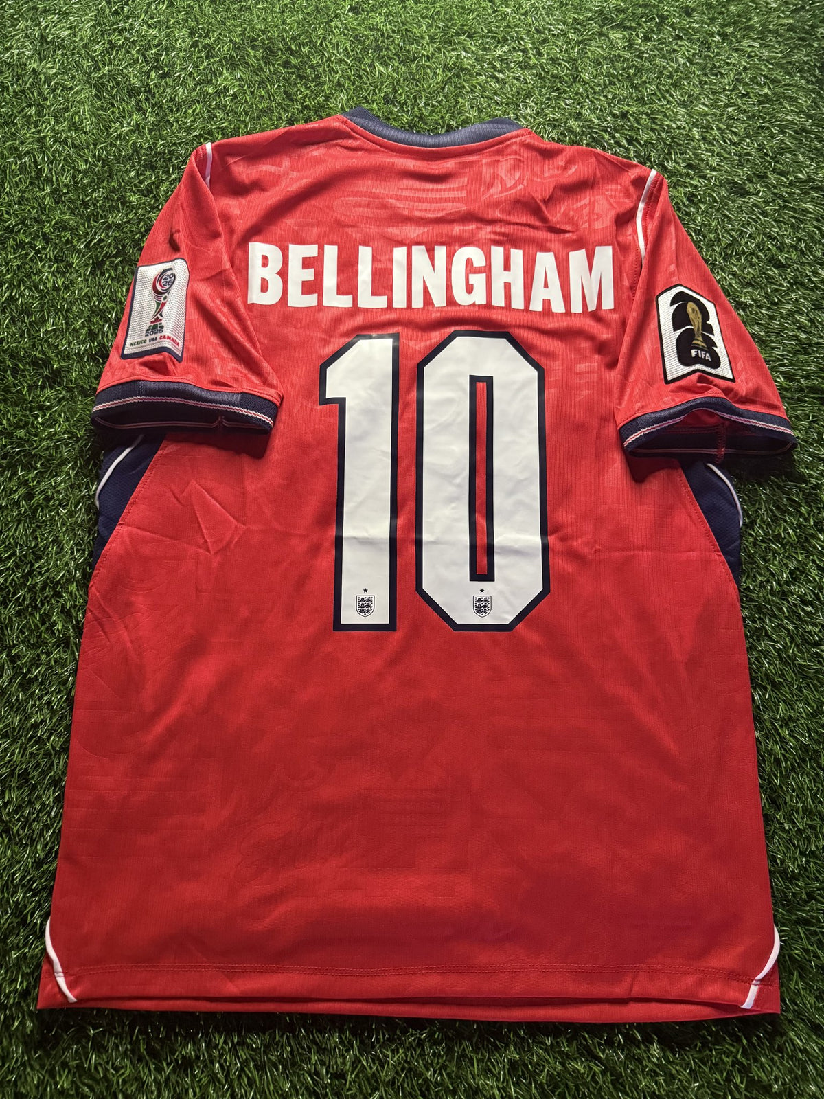 England 2026 World Cup Away Jersey with Patch – Bellingham