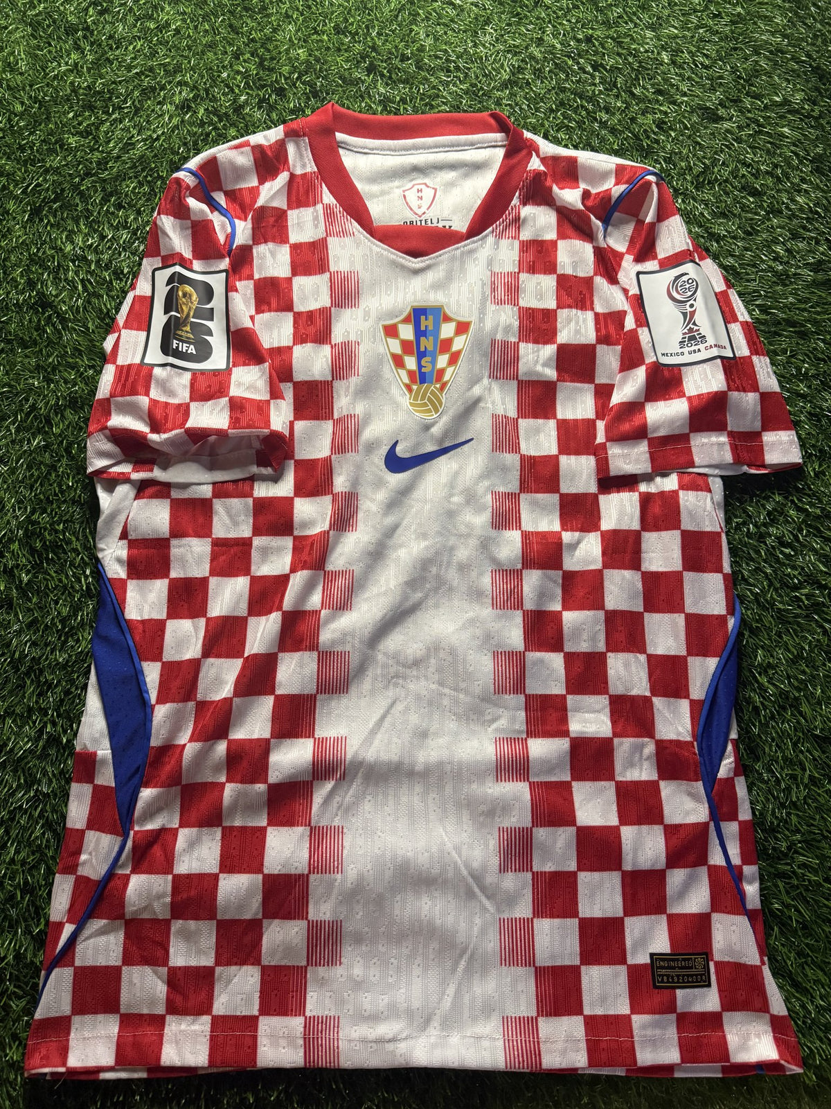 Croatia 2026 World Cup Home Jersey with Patch – Player Version