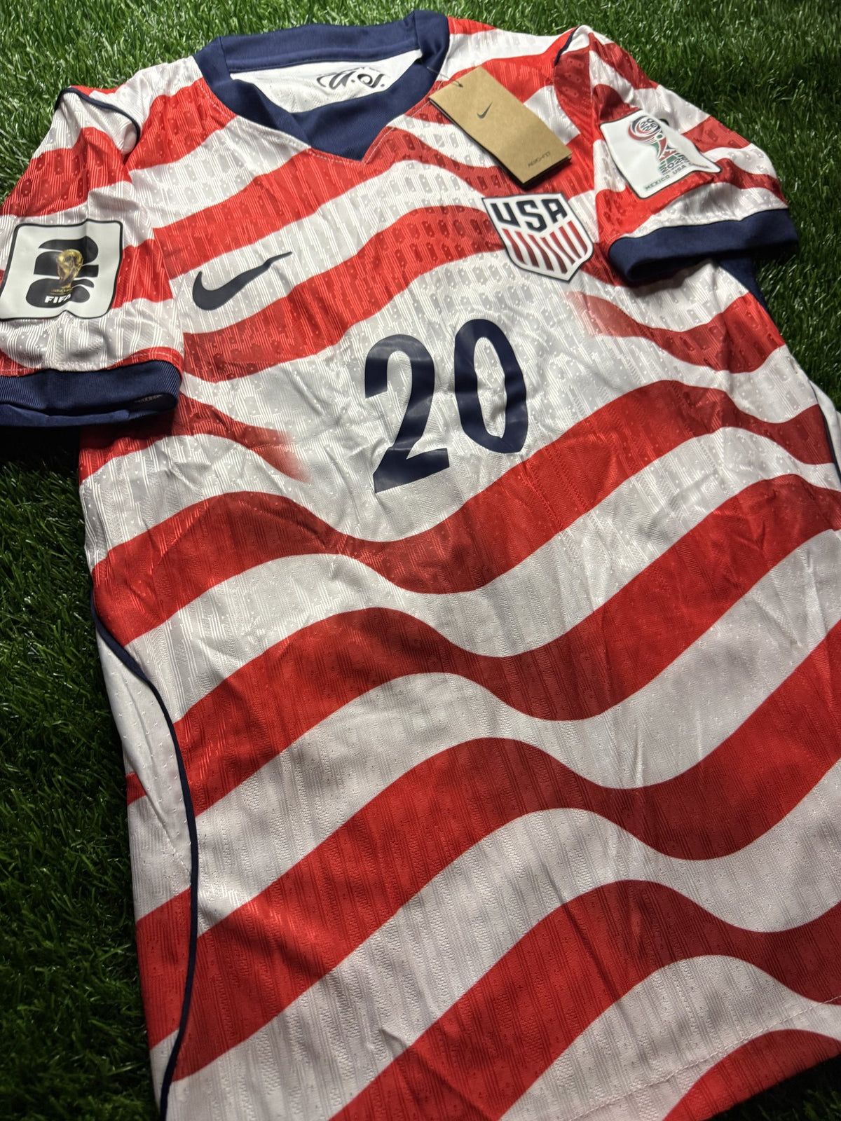 USA 2026 World Cup Home Jersey with Patches – Balogun – Player Version