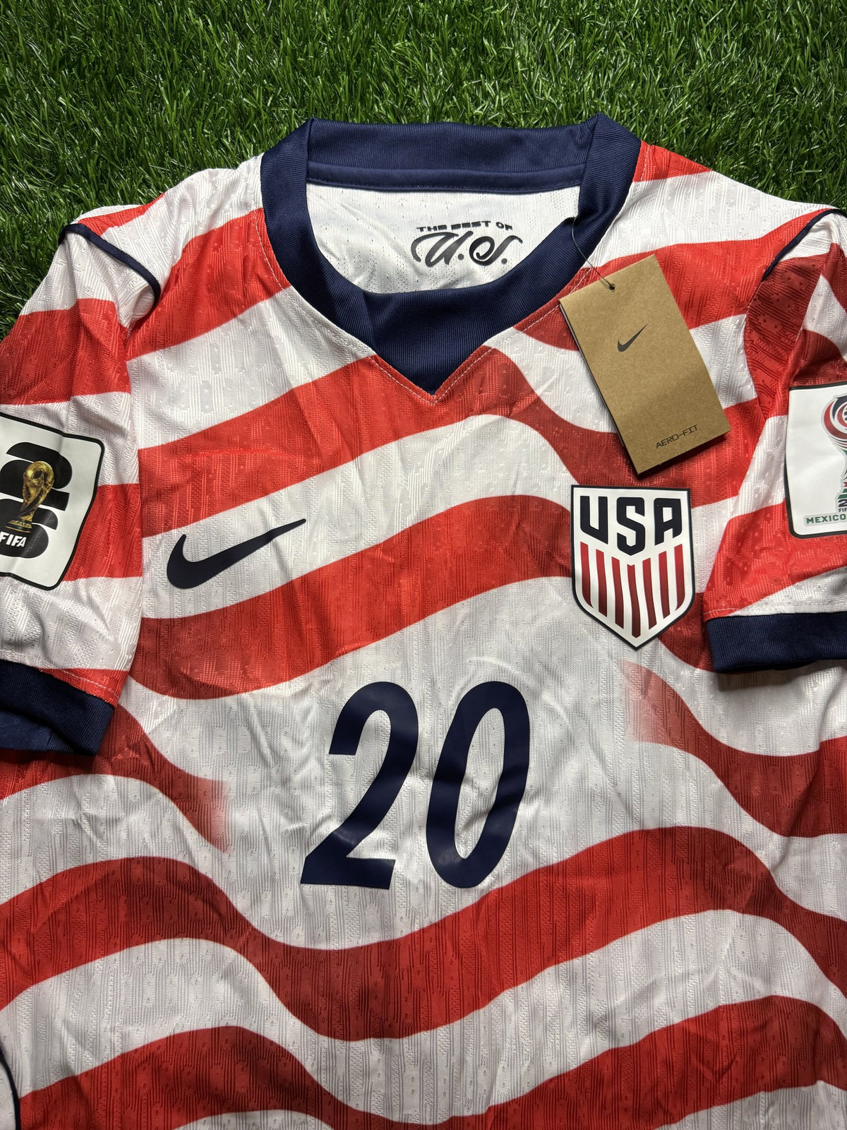USA 2026 World Cup Home Jersey with Patches – Balogun – Player Version