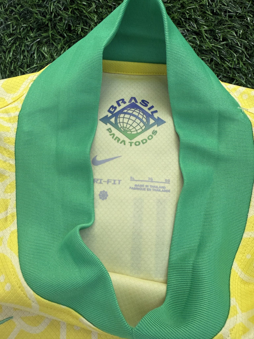 Brazil Home Jersey with Copa América Patches – Vinícius Jr.