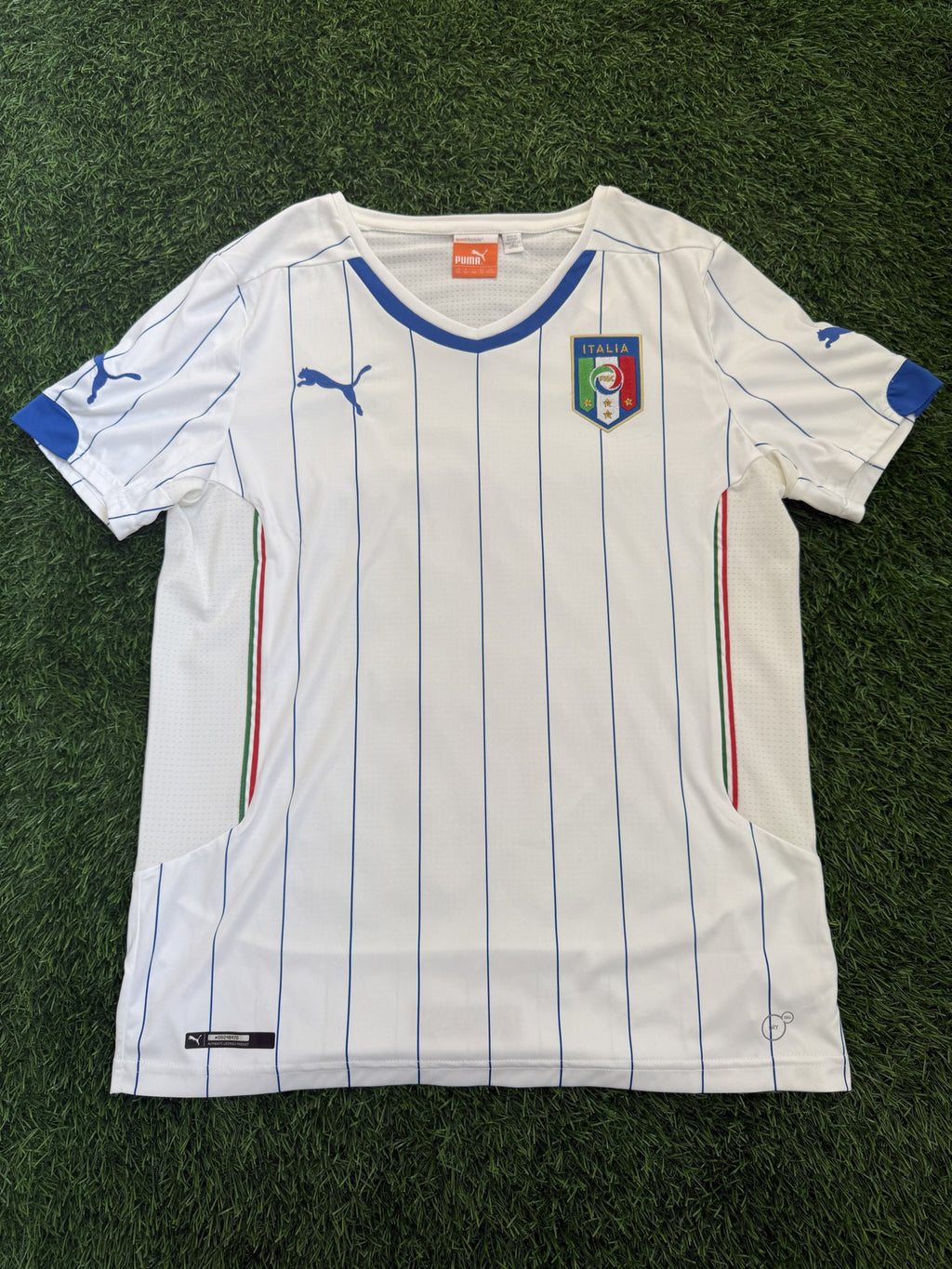 Italy Retro White Away Jersey