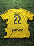 Borussia Dortmund 2017/18 Home Jersey – Pulisic #22 (Youth)