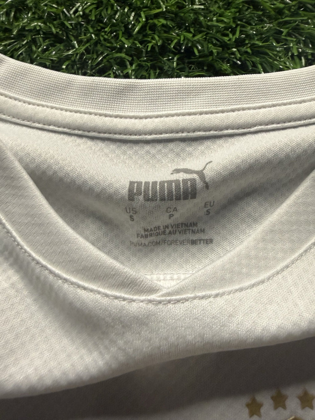 Italy 2021 away jersey size tag